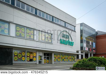 Cottbus, Germany - May 14, 2023: Galeria Kaufhof In Cottbus, Which Will Be Closed At The End Of June