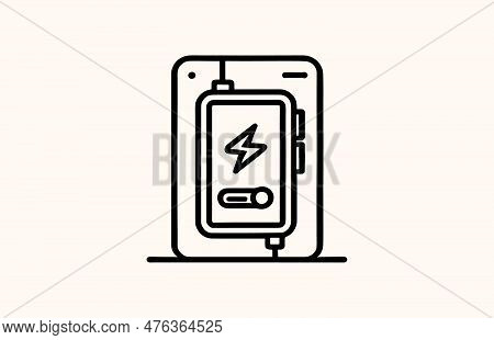Mobile Bettery Charge Icon, Mobile Bettery Illustration