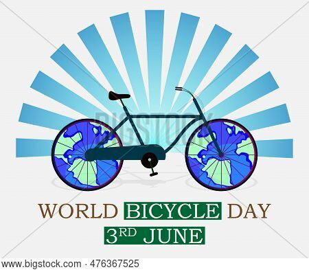 Bicycle Art Design For World Bicycle Day