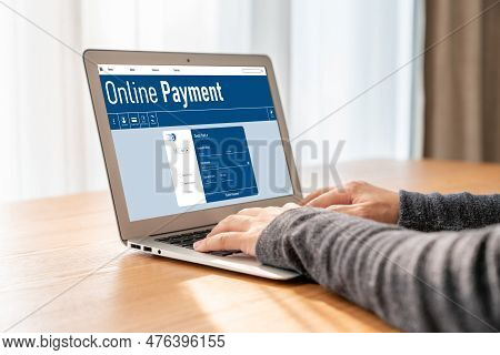 Online Payment Platform For Modish Money Transfer On The Internet Netowrk