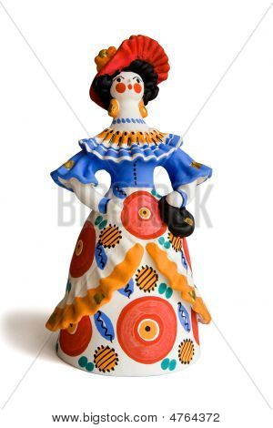 En dame - russiske traditionelle legetøj 