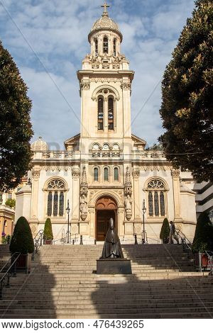 Monaco, Monaco, April 22nd 2023:- St. Charles Church Located On 8 Av. Saint-charles, Monaco
