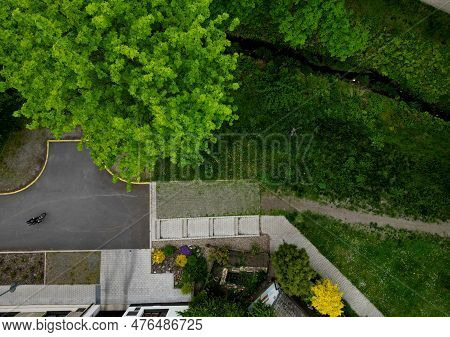 A Newly Established Street In The City, End Of The Street In The Shape Of A Hammer For Better Turnin