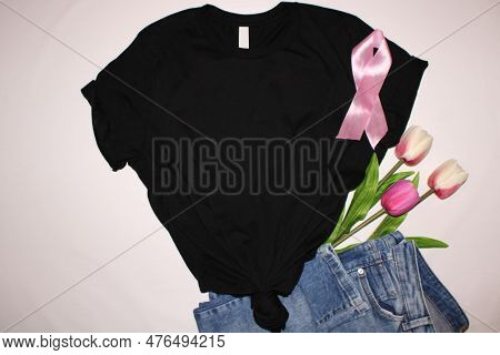 Mock-up Of A T-shirt All-color T-shirts, Digital Mockups, T-shirt In A Regular Size For Both Sexes W