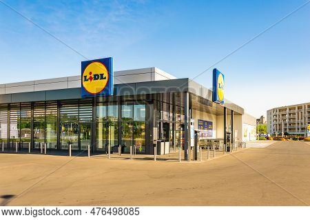 Bedzin, Poland - 14.05. 2023 - Lidl Store In Bedzin