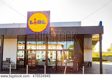 Bedzin, Poland - 14.05. 2023 - Lidl Store In Bedzin