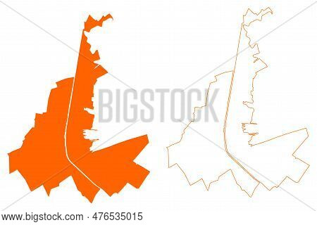 Stichtse Vecht Municipality (kingdom Of The Netherlands, Holland, Utrecht Province) Map Vector Illus