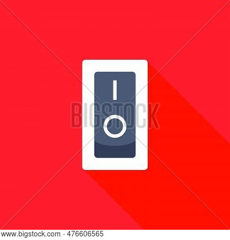 Switch Button Or Turn On Turn Off Power Vector Illustration