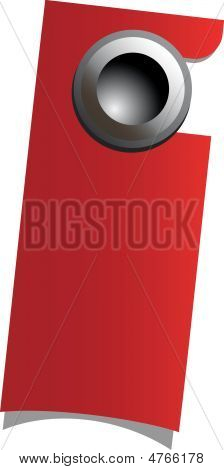 Punho vermelho porta