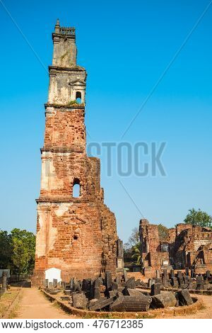 Church Of St. Augustine Is A Ruined Church Complex Located In Old Goa In India