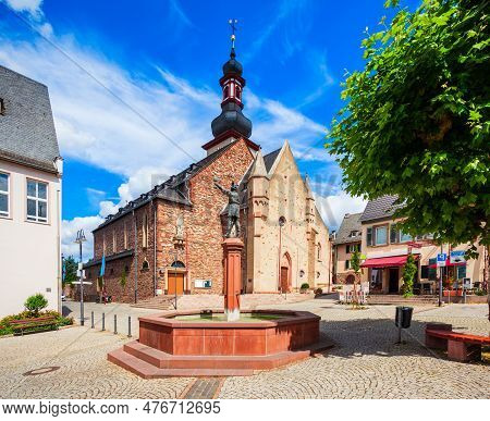 St. Jakobus Is A Catholic Church And A Former Parish In Rudesheim Am Rhein Town In Hesse Region Of G