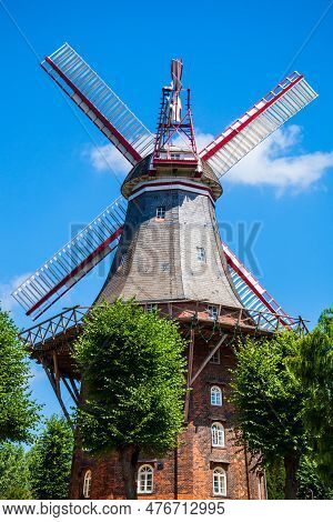 Am Wall Windmill Or Muhle Am Wall Is An Important And Iconic Building In Bremen, Germany
