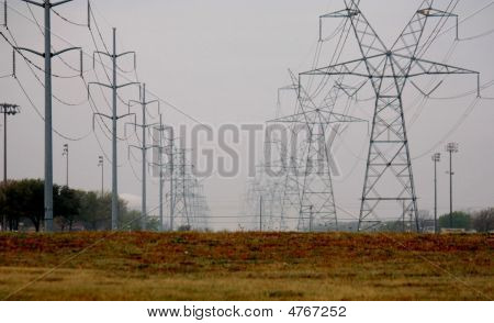 Fog And Power Lines_3D