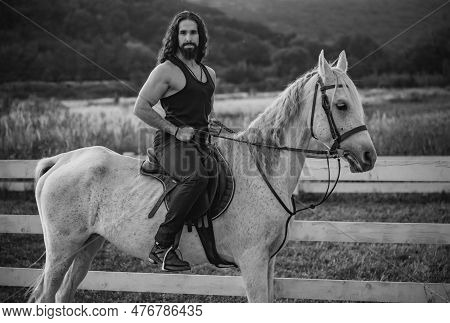 Man Horse Riding. Image & Photo (Free Trial) | Bigstock