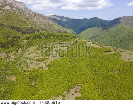 Aerial View Of Iskar River Gorge Near Village Of Ochindol, Bulgaria