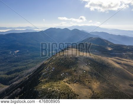 Aerial View Of Pirin Mountain Near Orelyak Peak, Bulgaria