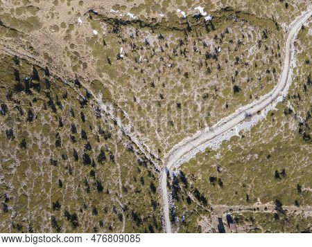 Aerial View Of Pirin Mountain Near Orelyak Peak, Bulgaria