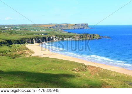 Portbradden Harbour - A View From Whitepark Bay Viewpoint, Northern Ireland