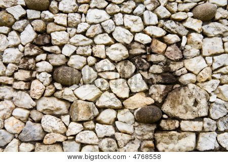 Kuvars ve granit taş dokusuna Newgrange duvar