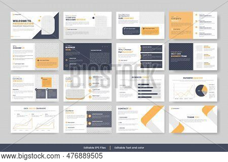 Business Presentation Slides Templatesand Business Proposal ,can Be Used For Presentation, Flyer And