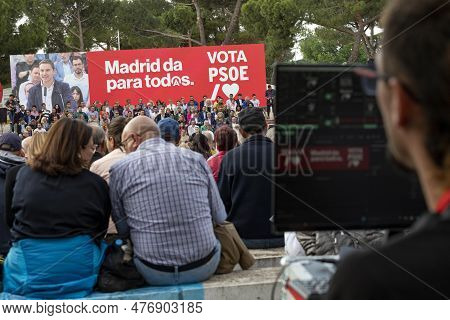 Juan Lobato Gandarias. Candidate For The Community Of Madrid. Juan Lobato In An Act Of The Spanish S