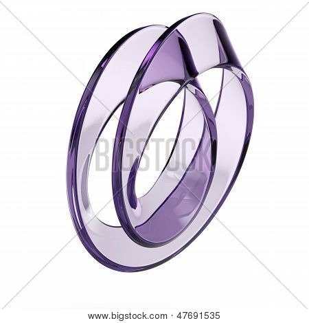 glass mobius strip