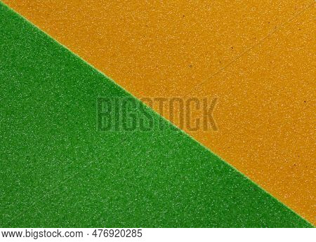 Two Color Background, Foamiran Texture With Sparkles