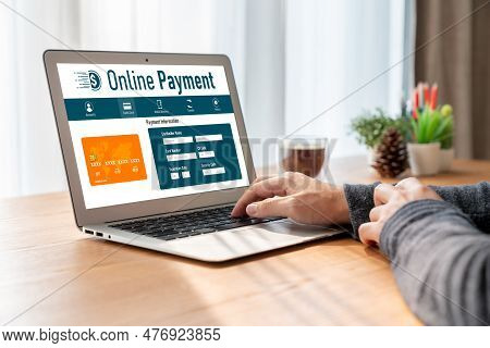 Online Payment Platform For Modish Money Transfer On The Internet Netowrk