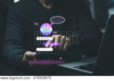 Chatbot Conversation Ai Artificial Intelligence Technology Online Customer Service.digital Chatbot, 