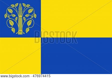 Flag Of Westerwolde Municipality (groningen, Grinslân Or Grunn Province, Kingdom Of The Netherlands,