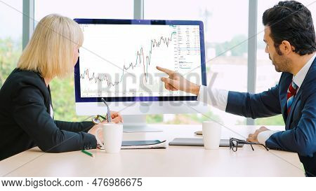 Stock Market Data Chart Analysis By Ingenious Computer Software . Investment Application Display Sto