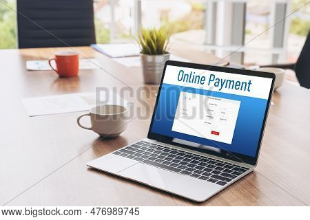 Online Payment Platform For Modish Money Transfer On The Internet Netowrk