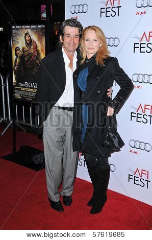 Alan Rosenberg and Marg Helgenberger at the AFI Fest Screening of 