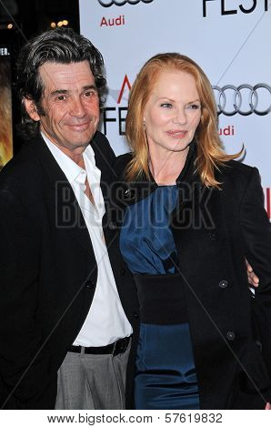 Alan Rosenberg and Marg Helgenberger at the AFI Fest Screening of 