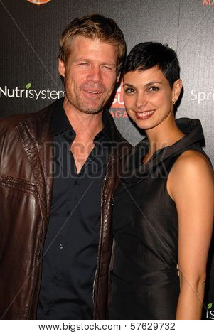 Joel Gretsch and Morena Baccarin at the TV GUIDE Magazine's Hot List Party, SLS Hotel, Los Angeles, CA. 11-10-09