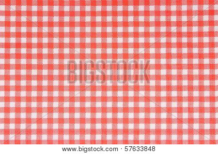 Patterned Napkin In Red