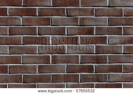 Brick wall red modern