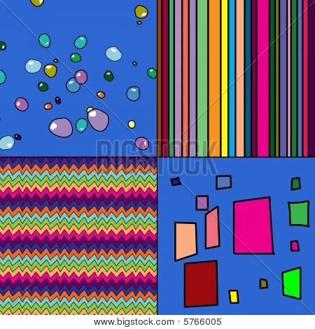 lignes colorées