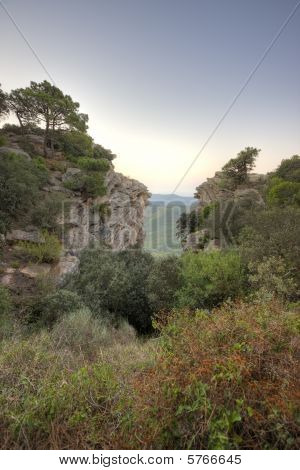 Paisaje montañoso Mediterráneo