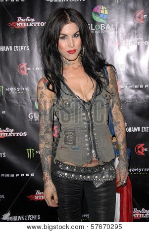 Kat Von D at the Opening Night of The Darling Stilettos at Cinespace. Cinespace, Hollywood, CA. 07-16-09