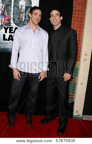 Albert Rothman and Aaron Michael Metchik  at the Los Angeles Sneak Peek Screening of 'Ten Years Later'. Majestic Crest Theatre, Los Angeles, CA. 07-16-09
