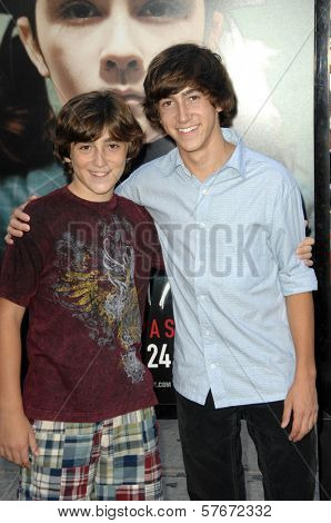 Alexander Martella and Vincent Martella at the Los Angeles Premiere of 'Orphan'. Mann Village Theatre, Westwood, CA. 07-21-09