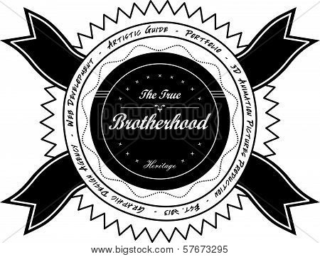 vintage sticker label