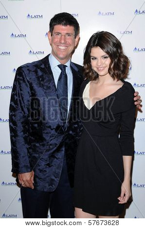 Rich Ross and Selena Gomez  at Disney's 'A Summer Soiree - The Magic of Mentoring'. Beverly Wilshire Hotel, Beverly Hills, CA. 07-24-09