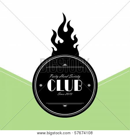 vintage sticker label