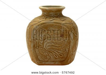 dekorere keramik vase isoleret