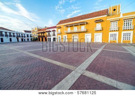 Historic Plaza In Cartagena