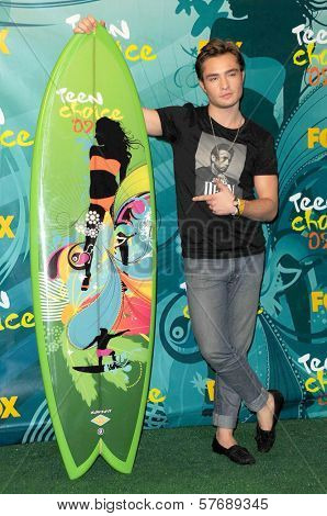 Ed Westwick in the press room at Teen Choice Awards 2009. Gibson Amphitheatre, Universal City, CA. 08-09-09