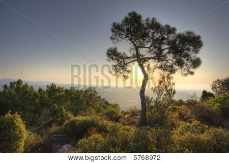 Paisaje montañoso Mediterráneo