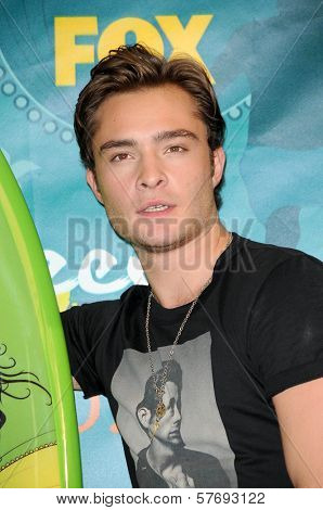 Ed Westwick  in the press room at Teen Choice Awards 2009. Gibson Amphitheatre, Universal City, CA. 08-09-09